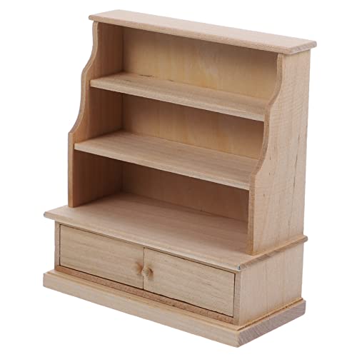 ORFOFE Miniatur-möbel, Mini-bücherregal, Holz-bücherregal, Schrank, Modell, Spielzeug, Unvollendeter Schrank ORFOFE Miniatur-möbel, Mini-bücherregal, Holz-bücherregal, Schrank, Modell, Spielzeug, Unvollendeter Schrank von ORFOFE