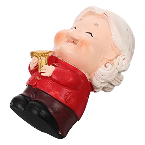 ORFOFE Geburtstagstorte Dekoration Ornament Harz Ältere Oma Statue Für Valentinstag China Kuchen Kuchen Toers Desktop Figur ORFOFE Geburtstagstorte Dekoration Ornament Harz Ältere Oma Statue Für Valentinstag China Kuchen Kuchen Toers Desktop Figur von ORFOFE