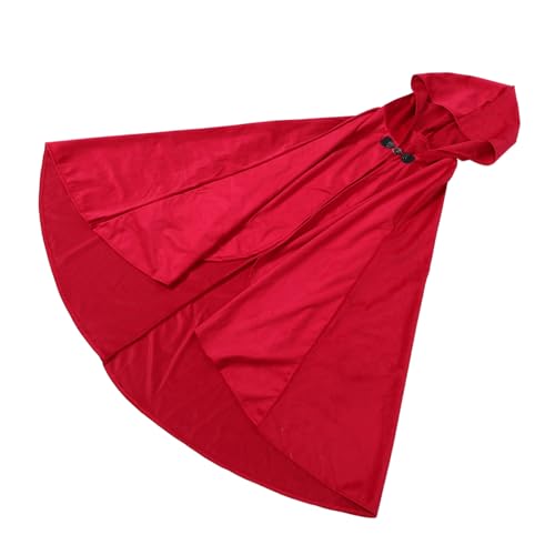 ORFOFE Mittelalterlicher Renaissance Kapuzenumhang Unisex Samt Umhang in Weinrot für Halloween Cosplay Bühnenauftritte Damen Herren Verstellbarer Weicher Stoff mit Detailreichem Vintage ORFOFE Mittelalterlicher Renaissance Kapuzenumhang Unisex Samt Umhang in Weinrot für Halloween Cosplay Bühnenauftritte Damen Herren Verstellbarer Weicher Stoff mit Detailreichem Vintage von ORFOFE