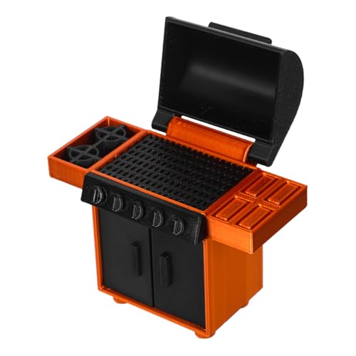 ORFOFE Modell Puppenhaus BBQ Grill Outdoor Camping Zubehör Robust Pflegeleicht für Sammler und Puppenhaus Küchen ORFOFE Modell Puppenhaus BBQ Grill Outdoor Camping Zubehör Robust Pflegeleicht für Sammler und Puppenhaus Küchen von ORFOFE