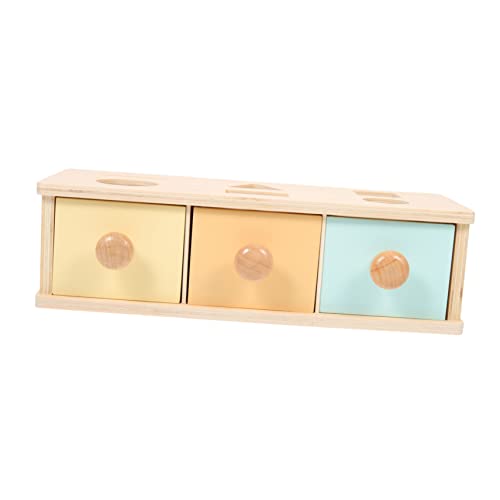 ORFOFE Montessori Holzspielzeug Holzbox mit Schublade für Pädagogisches Motorikspielzeug Farbige Sortier Greifhilfe Sicher für Junge Mädchen und Kleinkinder Fördert Konzentration und ORFOFE Montessori Holzspielzeug Holzbox mit Schublade für Pädagogisches Motorikspielzeug Farbige Sortier Greifhilfe Sicher für Junge Mädchen und Kleinkinder Fördert Konzentration und von ORFOFE