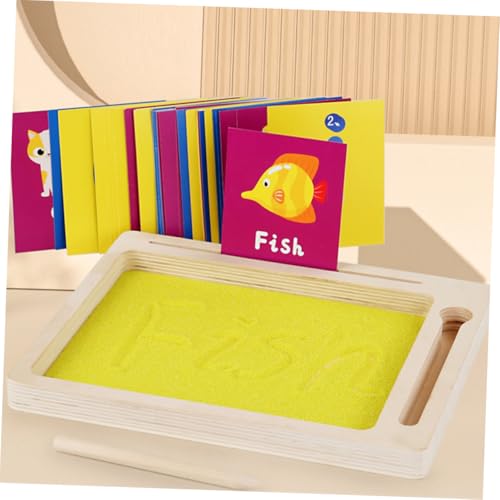 ORFOFE Montessori Sandspielset für Kleinkinder Frühpädagogisches Lernspielzeug mit Sandmaltafel für Alphabet und Zahlen Schreibübungen Sensorisches Kreativspiel für Vorschulaktivitäten ORFOFE Montessori Sandspielset für Kleinkinder Frühpädagogisches Lernspielzeug mit Sandmaltafel für Alphabet und Zahlen Schreibübungen Sensorisches Kreativspiel für Vorschulaktivitäten von ORFOFE