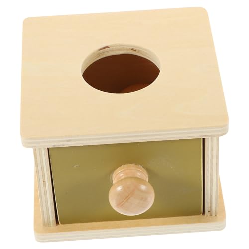 ORFOFE Motorikspielzeug aus Holz für Pädagogische Objekt Permanenz Box mit Bunten Geometrischen Formen Rundem Ball Schubladendesign Formenerkennung Kognitiver Entwicklung und Sozialer ORFOFE Motorikspielzeug aus Holz für Pädagogische Objekt Permanenz Box mit Bunten Geometrischen Formen Rundem Ball Schubladendesign Formenerkennung Kognitiver Entwicklung und Sozialer von ORFOFE