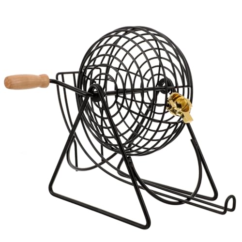 ORFOFE Multifunktionale Bingo Maschine mit Drahtkäfig Leichtes Partyspiel für Erwachsene und Familien für Silvester und Gesellige Runden Kompakt und Einfach zu Bedienen ORFOFE Multifunktionale Bingo Maschine mit Drahtkäfig Leichtes Partyspiel für Erwachsene und Familien für Silvester und Gesellige Runden Kompakt und Einfach zu Bedienen von ORFOFE