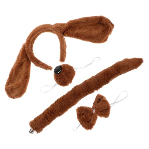 ORFOFE Niedliches Hundekostüm Braunem Stirnband und Leichtes Bequemes Cosplay zubehör für Halloween Karneval Party und Tierkostüm Fans ORFOFE Niedliches Hundekostüm Braunem Stirnband und Leichtes Bequemes Cosplay zubehör für Halloween Karneval Party und Tierkostüm Fans von ORFOFE