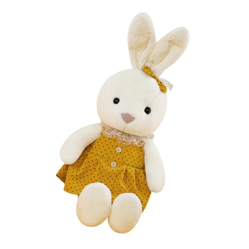ORFOFE Niedliches Plüsch Kaninchen Weiches Stofftier Kuscheltier Tierpuppe für Erwachsene als Geschenk und Dekoration für Zuhause Büro und Auto von ORFOFE