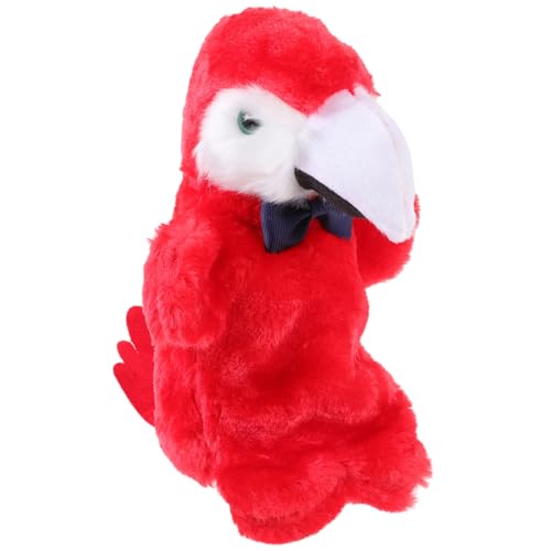 ORFOFE Parrot Handpuppe aus Weichem Plüsch Interaktives Kinderspielzeug für Rollenspiele und Geschichtenerzählen Fördert Kreativität und Motorik für Eltern von ORFOFE