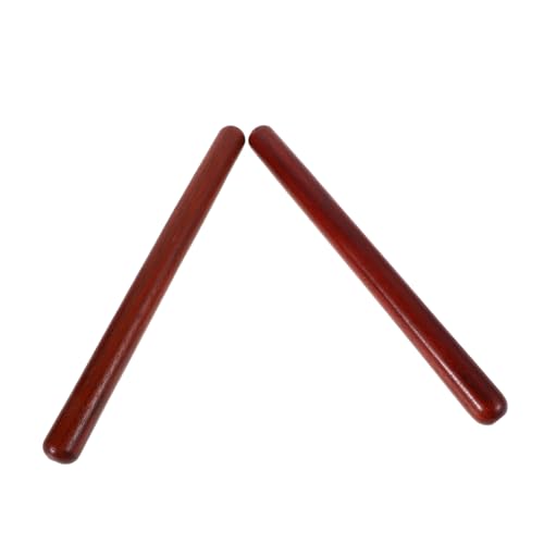 ORFOFE Percussion Sticks aus Langlebigem Hartholz Klarer Klang Kindgerechtes Design für Kleine Hände Rhythmus Instrument für Familien Fördert Musikalisches Lernen und Interaktion von ORFOFE