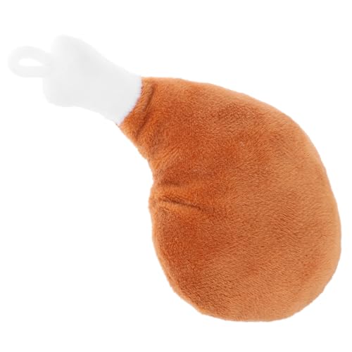 ORFOFE Plüsch Anhänger Hühnerkeule Weiches PP Baumwoll Hähnchenschenkel Vielseitiger Schlüssel und Taschenanhänger Kuscheliges Langlebiges Design für Rucksack und Geldbörse von ORFOFE