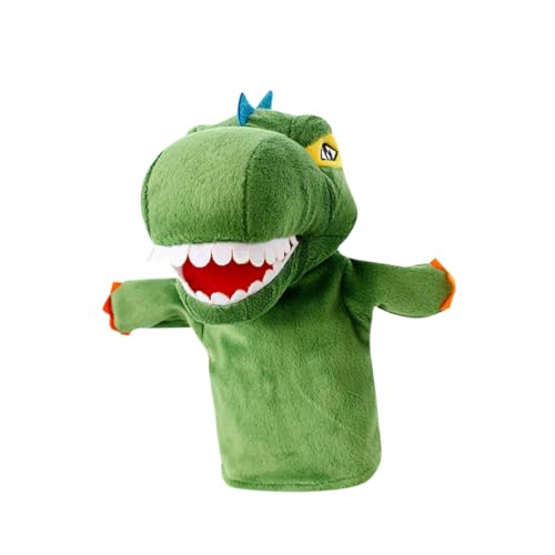 ORFOFE Plüsch Handpuppe Dinosaurier Weiches Kuscheltier für Erwachsene Spielerisches Eltern Junge Mädchen Fördert Fantasie und Rollenspiele von ORFOFE