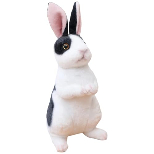 ORFOFE Plüsch Kuscheltier Hase Groß Sitzend Weiches Stofftier Tragbar Dekorativ Sicher Waschbar für Jungen Mädchen Schlafzimmer Wohnzimmer Geschenk von ORFOFE