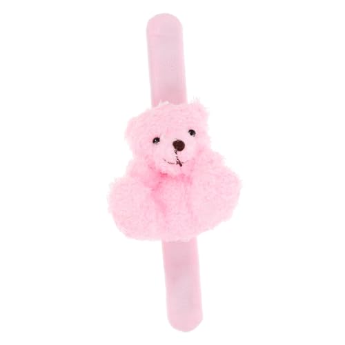 ORFOFE Plüsch Schnapparmband Bär Weiches Kuscheltier Armband für Niedliches Tierdesign Rosa Farbton Partygeschenk und Dekoration ORFOFE Plüsch Schnapparmband Bär Weiches Kuscheltier Armband für Niedliches Tierdesign Rosa Farbton Partygeschenk und Dekoration von ORFOFE