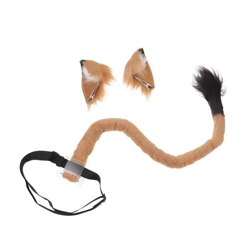 ORFOFE Plüsch Tierohren Haarclip Verstellbarer Damen Karneval Halloween Tierkostüm Zubehör ORFOFE Plüsch Tierohren Haarclip Verstellbarer Damen Karneval Halloween Tierkostüm Zubehör von ORFOFE