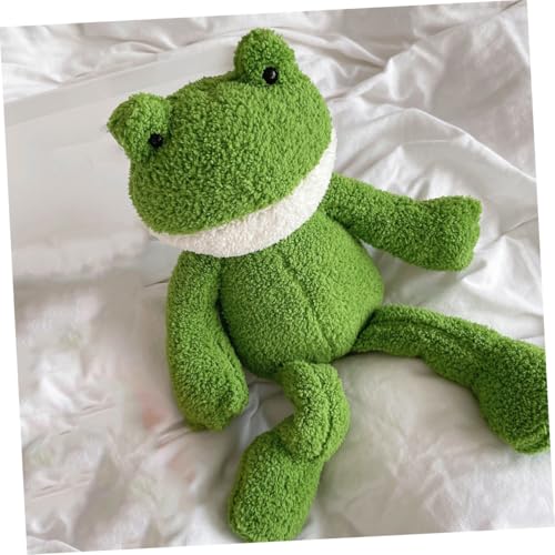 ORFOFE Plüschfrosch Kuscheltier Sofa Deko Stofftier Cartoon Frosch Puppe Nicht Fusselnd Schlaf von ORFOFE