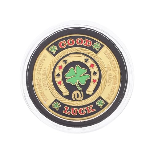 ORFOFE Poker Card Guard aus Kupfer und Abs Dekorativer Münz Schutz für Pokerspiele Langlebiger Pokerkarten schützer mit Glücksmünze Poker Zubehör für Heimspiele und Sammler ORFOFE Poker Card Guard aus Kupfer und Abs Dekorativer Münz Schutz für Pokerspiele Langlebiger Pokerkarten schützer mit Glücksmünze Poker Zubehör für Heimspiele und Sammler von ORFOFE