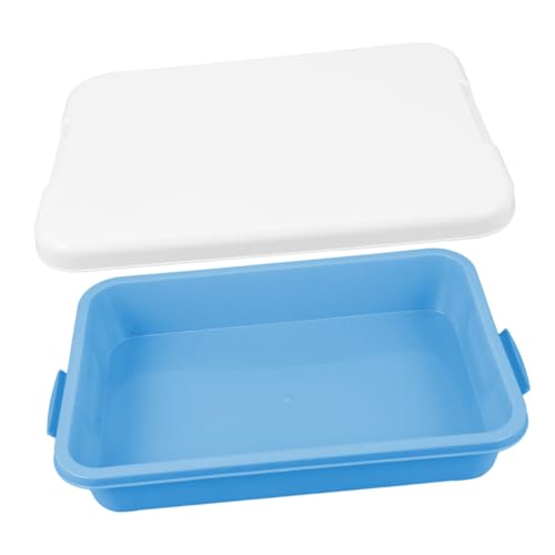 ORFOFE Portable Kunststoff Sandkastenbox mit Deckel Kleine Leere Sandwanne Tragbare Aufbewahrung für Spielsand und Robust Leicht Große Kapazität für Strand und Garten von ORFOFE