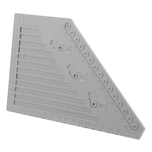 ORFOFE Präziser Messlineal Baukasten messwerkzeug aus Kunststoff Multifunktional für Exakte Steckstein messungen Stabile und Genaue Bauklotzmontage Präzisionslineal für Bausteine ORFOFE Präziser Messlineal Baukasten messwerkzeug aus Kunststoff Multifunktional für Exakte Steckstein messungen Stabile und Genaue Bauklotzmontage Präzisionslineal für Bausteine von ORFOFE