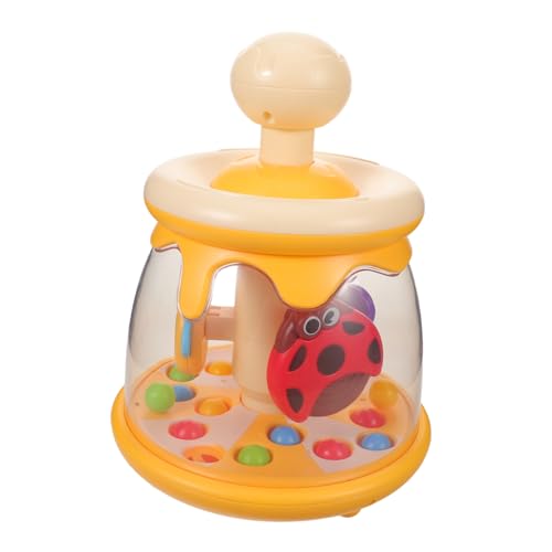 ORFOFE Press und Drehball Insektenmotiv Sensorischer Montessori Lernball für Kleinkinder Feinmotorik Familienzeit Interaktives Lernspiel von ORFOFE