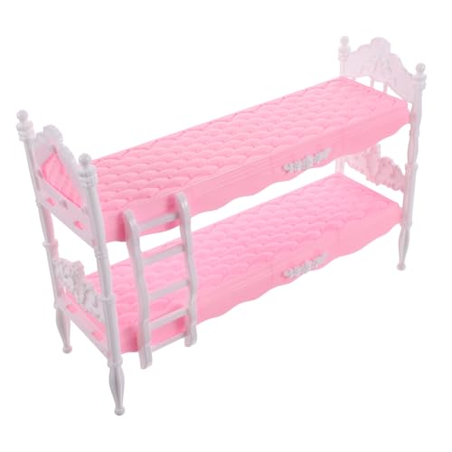 ORFOFE Prinzessin Puppenbett Doppelstockbett Miniatur Puppenhauszubehör für Mädchen Detailliertes Puppenmöbel Passgenaues Zubehör für Geburtstagsgeschenke ORFOFE Prinzessin Puppenbett Doppelstockbett Miniatur Puppenhauszubehör für Mädchen Detailliertes Puppenmöbel Passgenaues Zubehör für Geburtstagsgeschenke von ORFOFE