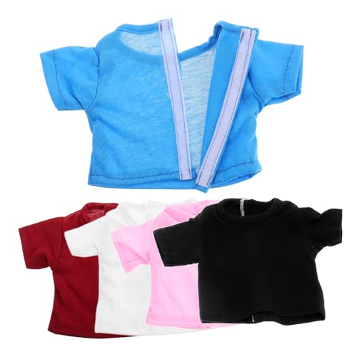 ORFOFE Miniatur-puppenbekleidung 18-Zoll-Puppen-t-Shirts 5-teiliges Set Mit Bequemen Stylischen Outfits von ORFOFE