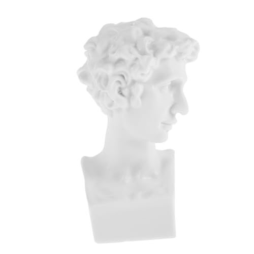 ORFOFE Puppenhaus Deko Resin Statue Weiß David Kunstfigur für Regal Schreibtisch Wohnkultur ORFOFE Puppenhaus Deko Resin Statue Weiß David Kunstfigur für Regal Schreibtisch Wohnkultur von ORFOFE
