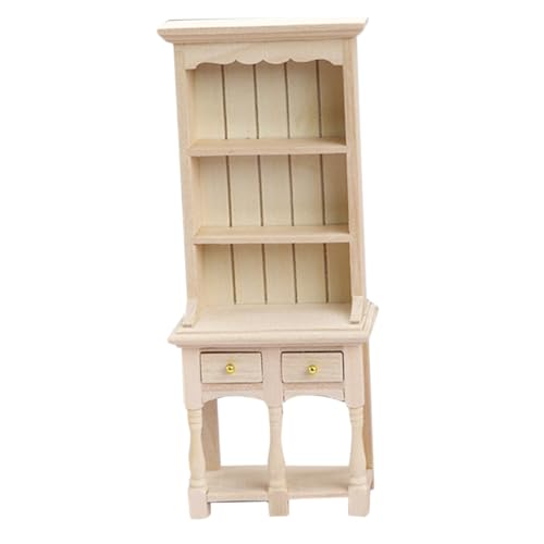 ORFOFE Puppenhaus Zubehör DIY Miniatur Aufbewahrungsschrank mit Zwei Türen und Praktisches Robustes Puppenmöbel für Miniaturhäuser ORFOFE Puppenhaus Zubehör DIY Miniatur Aufbewahrungsschrank mit Zwei Türen und Praktisches Robustes Puppenmöbel für Miniaturhäuser von ORFOFE