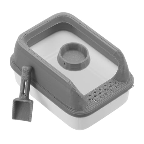 ORFOFE Puppenhaus Zubehör Dunkles Langlebiges Pla Material Realistische Katzentoilette mit Schaufel Vielseitig für Schlafzimmer und Wohnzimmer Deko ORFOFE Puppenhaus Zubehör Dunkles Langlebiges Pla Material Realistische Katzentoilette mit Schaufel Vielseitig für Schlafzimmer und Wohnzimmer Deko von ORFOFE
