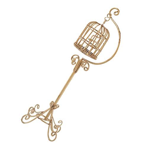 ORFOFE Puppenhaus Zubehör aus Langlebiger Dekoratives Miniaturspielzeug für Realistische Kompakte Wohnszene mit Goldenem Finish als Fotorequisite und von ORFOFE