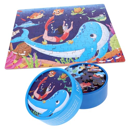 ORFOFE Puzzle Teile aus Papier Meereswelt Motiv Pädagogisches Steckspielzeug für Jahre Fördert Hand Auge koordination Logisches Denken und Farbwahrnehmung ORFOFE Puzzle Teile aus Papier Meereswelt Motiv Pädagogisches Steckspielzeug für Jahre Fördert Hand Auge koordination Logisches Denken und Farbwahrnehmung von ORFOFE