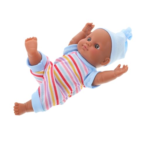 ORFOFE Realistische Afroamerikanische Puppe Weiche Vollkörper Simulation Lebensechte Nachbildung Zum von ORFOFE