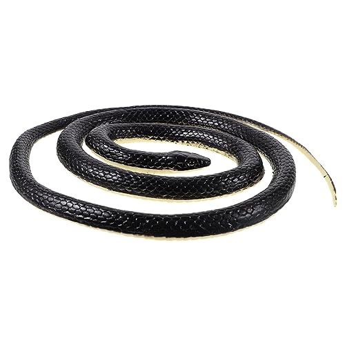 ORFOFE Realistische Halloween Fake Schlange aus Weichem Simulation Snake Requisite für Garten Partydeko und Halloween Streich Coiled Form für Vielseitigen Einsatz von ORFOFE