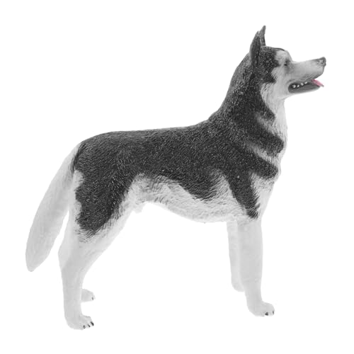 ORFOFE Realistische Husky Hundefigur aus Kunststoff Stabile Stehende Dekofigur Kleines Hundeornament für Geeignet als Lernspielzeug und Wohnaccessoire ORFOFE Realistische Husky Hundefigur aus Kunststoff Stabile Stehende Dekofigur Kleines Hundeornament für Geeignet als Lernspielzeug und Wohnaccessoire von ORFOFE