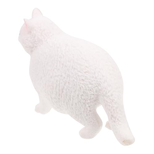 ORFOFE Realistische Kurzhaarkatzen Figur aus Robustem Kunststoff Lebensecht Gestaltetes Katzenspielzeug für Pädagogisches Modell und Dekorative für Kinderzimmer und Garten von ORFOFE