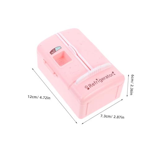 ORFOFE Realistischer Mini Kühlschrank mit Glatter Oberfläche und Abgerundeten Kanten Langlebig und Sicher für Puppenhaus Möbel und Lernspielzeug für Kinderzimmer und Küche ORFOFE Realistischer Mini Kühlschrank mit Glatter Oberfläche und Abgerundeten Kanten Langlebig und Sicher für Puppenhaus Möbel und Lernspielzeug für Kinderzimmer und Küche von ORFOFE