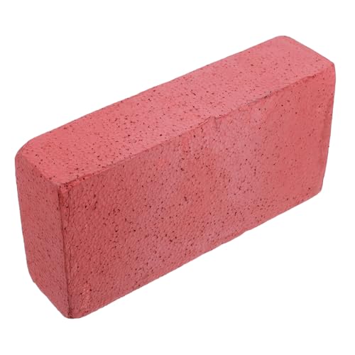 ORFOFE Realistischer Roter Schaumstoffziegel als Bühnenrequisite Langlebig und Wiederverwendbar für Halloween Performance Film und Theaterauftritte Vielseitiger Fake Brick für Comedy und von ORFOFE