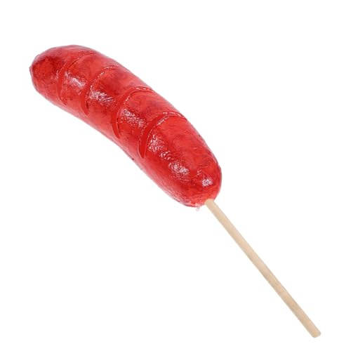 ORFOFE Realistisches BBQ Bratwurst Modell Detailgetreuer Vielseitiger Fake Food Dekoartikel für Party Küchen Eventdekoration Multifunktionales Pflegeleichtes Simulations-Food Prop von ORFOFE