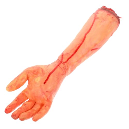 ORFOFE Realistisches Halloween Deko Accessoire Gebrochener Arm Prop für Spukhaus Party Dekoration Lebensecht Getrennte Armattrappe Gruseliges Horror Streichobjekt für Zuhause und Events von ORFOFE