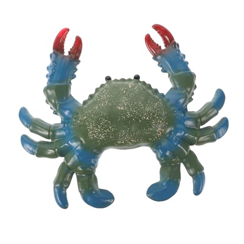 ORFOFE Realistisches Krabbenmodell Tier Figur Deko Aquarium Lernspielzeug Gepolstert Kompakt Leicht für Raum Bad Pool Geschenk von ORFOFE