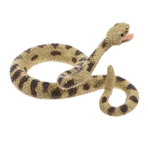 ORFOFE Realistisches Kunststoff Schlangenmodell Detailgetreu Sicher PVC Pädagogisch Wertvoll für Geeignet als Festival Cosplay Requisite und Halloween Dekoration von ORFOFE