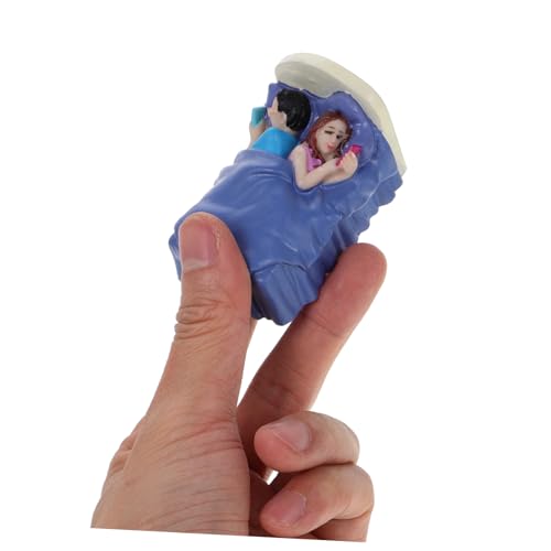 ORFOFE Realistisches Miniatur Bett Dekofigur aus Resin Emotionale Bindung Fördernd für Wohn und Schlafzimmer Ornament Modell zur Beziehungsverbesserung und Kommunikation ORFOFE Realistisches Miniatur Bett Dekofigur aus Resin Emotionale Bindung Fördernd für Wohn und Schlafzimmer Ornament Modell zur Beziehungsverbesserung und Kommunikation von ORFOFE