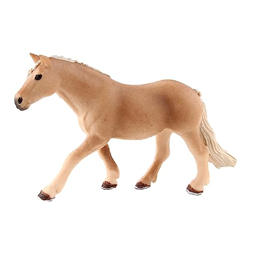 ORFOFE Realistisches Pferdeornament aus Hochwertigem PVC Detailgetreues Wildtiermodell Langlebiges Kinderspielzeug zur Kreativen Dekoratives Pferde für Zuhause und Sammler von ORFOFE