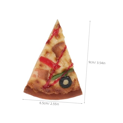 ORFOFE Realistisches Pizza Modell Kunstoffdetail Realistische Fake Pizzascheibe Deko Fotografie Requisite Für Küche Und Fans ORFOFE Realistisches Pizza Modell Kunstoffdetail Realistische Fake Pizzascheibe Deko Fotografie Requisite Für Küche Und Fans von ORFOFE