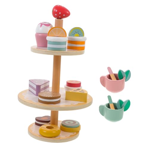 ORFOFE Realistisches Play Cake Set Detailgetreues Cupcake für Kleine Hochwertiges Holzspielzeug für Rollenspiele und Miniaturhäuser Dekoratives Kuchen Set für Mädchen und Jungen ORFOFE Realistisches Play Cake Set Detailgetreues Cupcake für Kleine Hochwertiges Holzspielzeug für Rollenspiele und Miniaturhäuser Dekoratives Kuchen Set für Mädchen und Jungen von ORFOFE