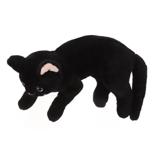 ORFOFE Realistisches Schwarzes Katzen Plüschtier Ultrasoftes Stofftier Kuschelspielzeug Süße Cartoon Katze als Heimdeko und für Vielseitiges Schmusekissen und Dekoration ORFOFE Realistisches Schwarzes Katzen Plüschtier Ultrasoftes Stofftier Kuschelspielzeug Süße Cartoon Katze als Heimdeko und für Vielseitiges Schmusekissen und Dekoration von ORFOFE