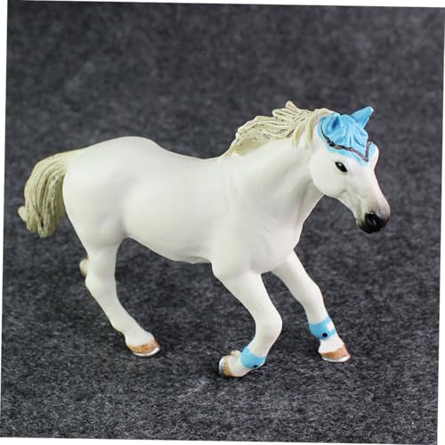 ORFOFE Realistisches Weißes Pferdemodell Tierfigur Detailgetreu für Dekoration und Spiel Geeignet für Jungen Mädchen Geschenk von ORFOFE