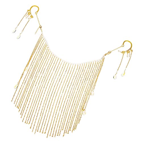 ORFOFE Retro Quasten Gesichtskette für Damen Maske für Hanfu Kostümpartys Festivals und Fotoshootings Leichte und Komfortable mit Glänzendem Finish Mysterieuze für ORFOFE Retro Quasten Gesichtskette für Damen Maske für Hanfu Kostümpartys Festivals und Fotoshootings Leichte und Komfortable mit Glänzendem Finish Mysterieuze für von ORFOFE