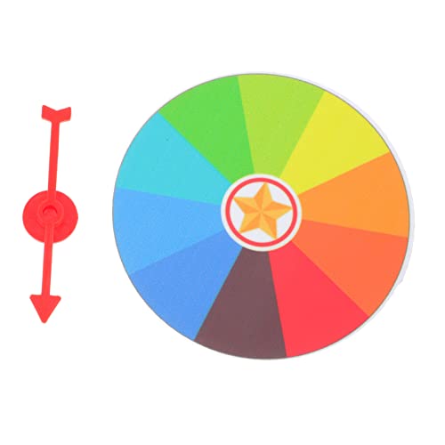 ORFOFE Reusable Prize Wheel Drehbares Party für Unterricht Tragbares Buntes für Kreative Aktivitäten und Spiele von ORFOFE