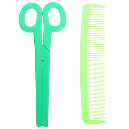 ORFOFE Riesige Clown-Schere und Breiter Kamm Leichte Kunststoff-übergröße Humorvolle Requisite für Halloween Karneval Bühnenauftritte und Cosplay von ORFOFE