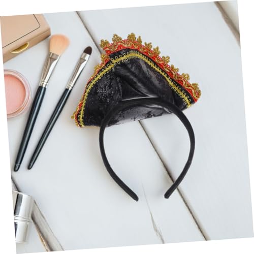 ORFOFE Rotes Piratenhut stirnband mit Goldverzierung Verstellbares Kopfschmuck accessoire für Damen und Herren Geeignet für Halloween Cosplay Tanzparty Geburtstagsfeier Vielseitiges ORFOFE Rotes Piratenhut stirnband mit Goldverzierung Verstellbares Kopfschmuck accessoire für Damen und Herren Geeignet für Halloween Cosplay Tanzparty Geburtstagsfeier Vielseitiges von ORFOFE