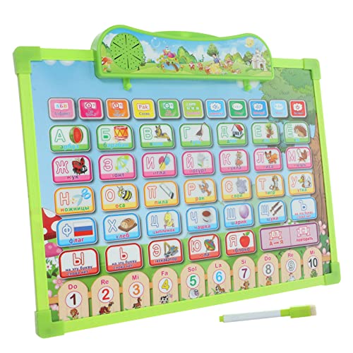 ORFOFE Russisches Alphabet Poster mit Sound für Kleinkinder Lernspielzeug zur Frühen Bildung Farbenfrohes Design Leicht zu Lagern für Vorschule und Eltern ORFOFE Russisches Alphabet Poster mit Sound für Kleinkinder Lernspielzeug zur Frühen Bildung Farbenfrohes Design Leicht zu Lagern für Vorschule und Eltern von ORFOFE